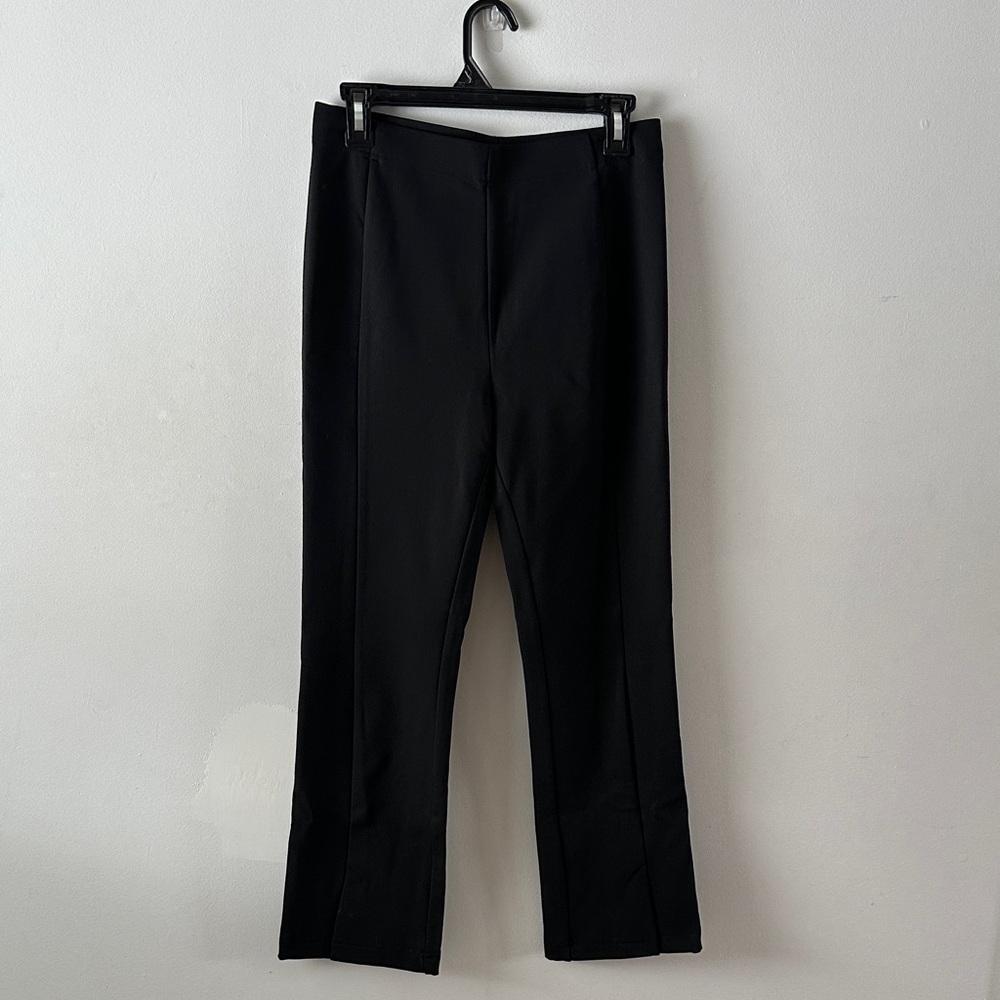 Classic Black Straight-Leg Women’s Pants